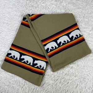 Kavu Scarf Adult Brown Striped Infinity Highline Snow Bear Outdoor Casual Winter